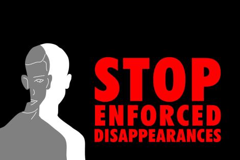 Enforced disappearance poster